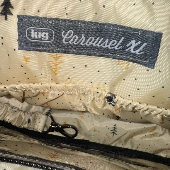 Lug Black Crossbody Bag with Snowman Trees - Picture 5 of 6